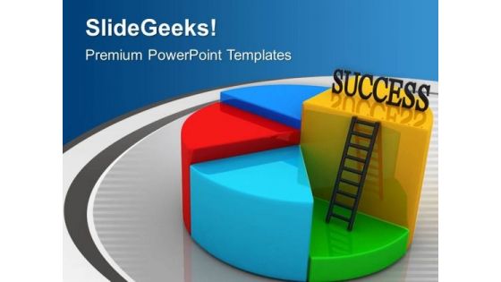 Success Pie Chart Business Concept PowerPoint Templates Ppt Backgrounds For Slides 0313