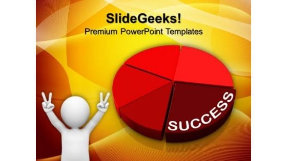 Success Pie Chart Business PowerPoint Templates And PowerPoint Themes 1012