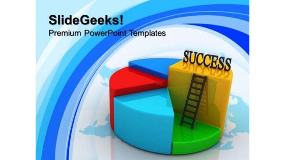 Success Pie Chart Concept Business PowerPoint Templates And PowerPoint Themes 1012