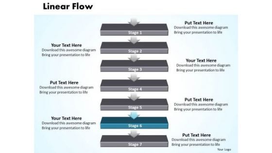 Success Ppt Non-linear PowerPoint Flow 7 Stages Time Management Design