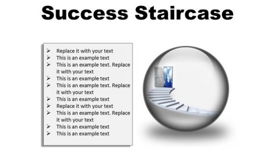 Success Staircase Business PowerPoint Presentation Slides C