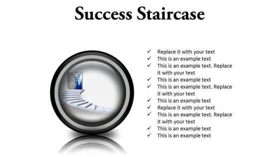 Success Staircase Business PowerPoint Presentation Slides Cc