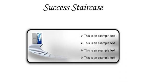 Success Staircase Business PowerPoint Presentation Slides R