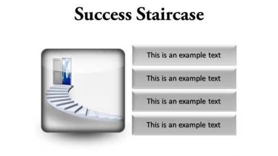 Success Staircase Business PowerPoint Presentation Slides S