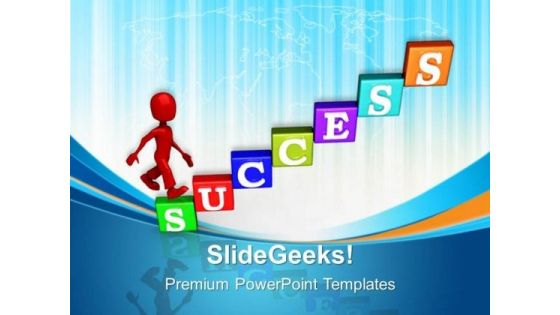 Success Stairs Business PowerPoint Templates And PowerPoint Themes 0712 Success Stairs Business PowerPoint Templates And PowerPoint Themes 0712
