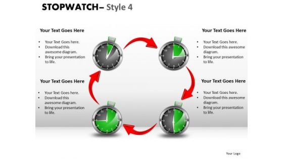 Success Stopwatch 4 PowerPoint Slides And Ppt Diagram Templates