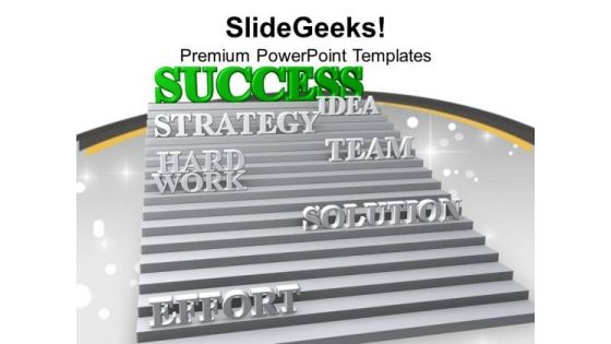 Success Strategy Hardwork Team PowerPoint Templates Ppt Backgrounds For Slides 0313