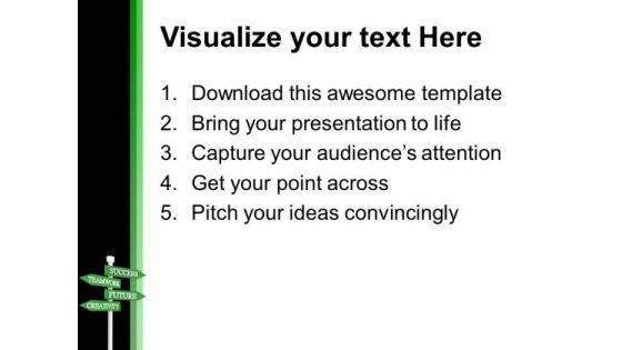Success Teamwork Future Creativity Signboard PowerPoint Templates Ppt Backgrounds For Slides 0213