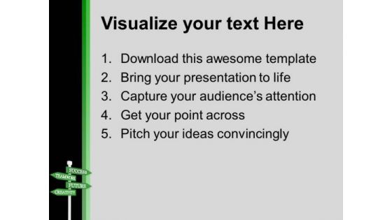 Success Teamwork Future Creativity Signboard PowerPoint Templates Ppt Backgrounds For Slides 0213