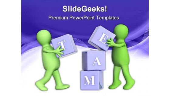 Success Teamwork PowerPoint Themes And PowerPoint Slides 0511