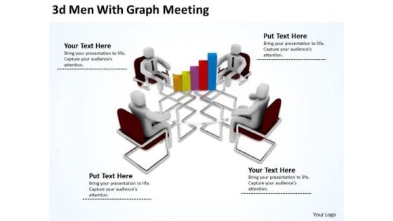 Successful Business Men 3d With Graph Meeting PowerPoint Slides Successful Business Men 3d With Graph Meeting PowerPoint Slides
