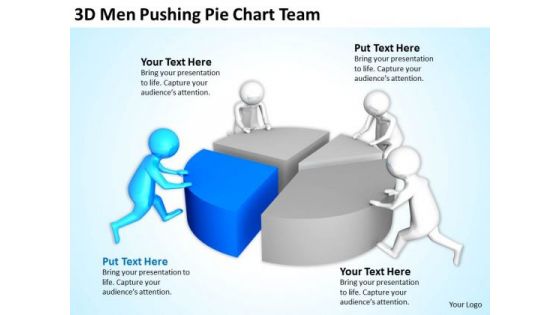 Successful Business Men Pushing Pie Chart Team PowerPoint Templates Ppt Backgrounds For Slides Successful Business Men Pushing Pie Chart Team PowerPoint Templates Ppt Backgrounds For Slides