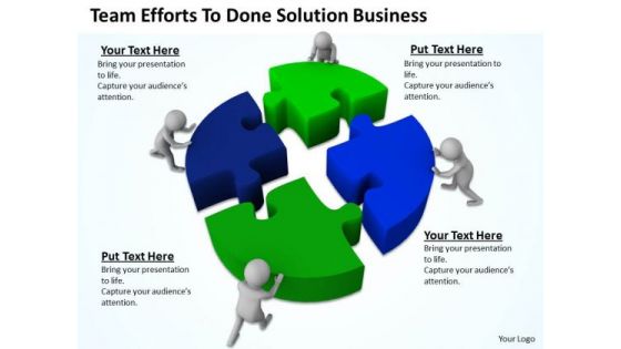 Successful Business Men To Done Solution New PowerPoint Presentation Slides