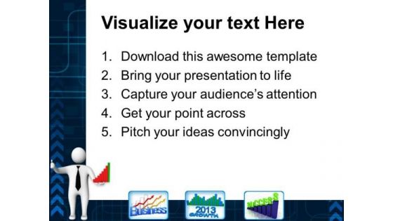 Successful Businessman With Thumps Up People PowerPoint Templates And PowerPoint Themes 0912