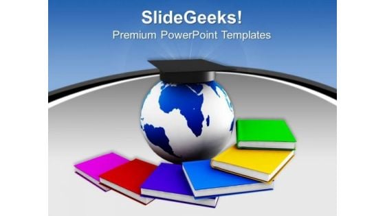 Successful Graduates Global PowerPoint Templates And PowerPoint Themes 0912