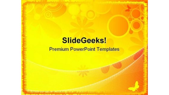 Summer Abstract Background PowerPoint Templates And PowerPoint Backgrounds 0511