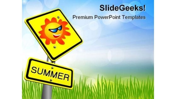 Summer Vacations Holidays PowerPoint Templates And PowerPoint Backgrounds 0611