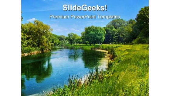 Sunny Landscape Nature PowerPoint Themes And PowerPoint Slides 0811