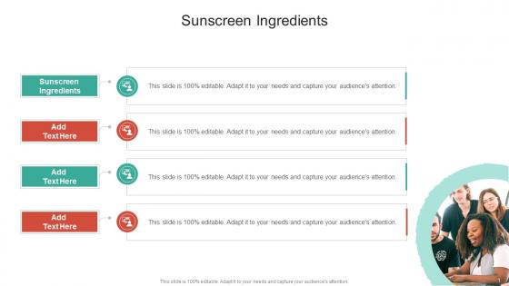 Sunscreen Ingredients In Powerpoint And Google Slides Cpb