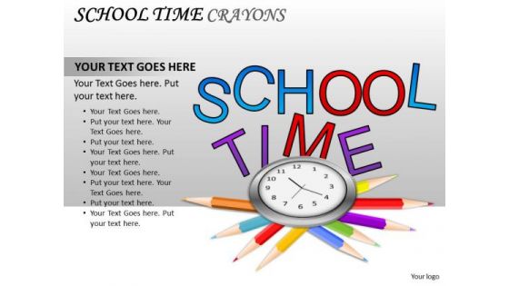 Supplies School Time Blackboard PowerPoint Slides And Ppt Diagram Templates