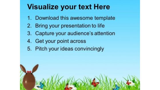 Suprise Your Friends With Easter Bunny PowerPoint Templates Ppt Backgrounds For Slides 0313