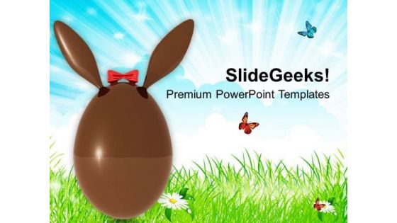 Suprise Your Friends With Easter Bunny PowerPoint Templates Ppt Backgrounds For Slides 0313