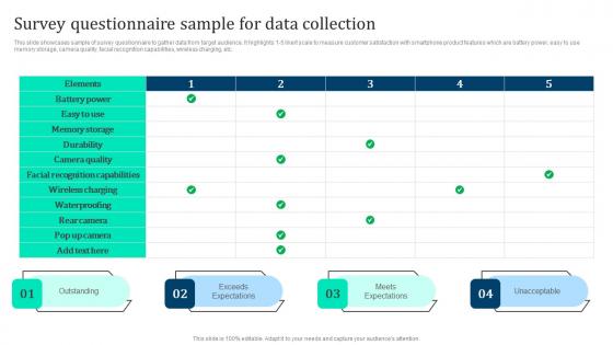 Survey Questionnaire Sample Data Marketing Intelligence Guide Data Gathering Sample Pdf