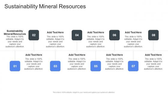 Sustainability Mineral Resources In Powerpoint And Google Slides Cpb