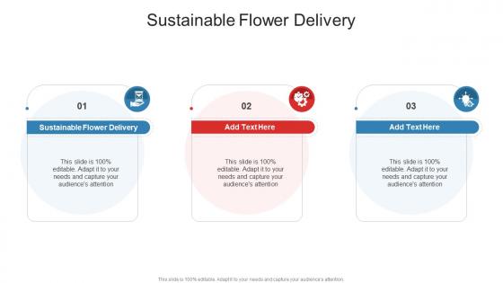 Sustainable Flower Delivery In Powerpoint And Google Slides Cpb