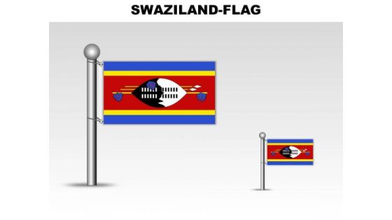 Swaziland Country PowerPoint Flags