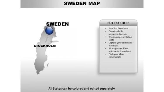 Sweden Country PowerPoint Maps Sweden Country PowerPoint Maps