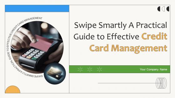 Swipe Smartly A Practical Guide To Effective Credit Management Fin CD