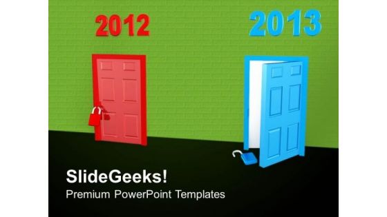 Switch To New Year 2013 PowerPoint Templates Ppt Backgrounds For Slides 0513