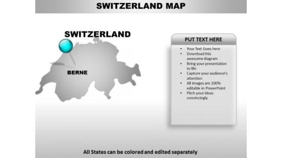 Switzerland Country PowerPoint Maps