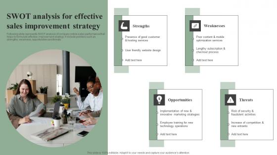 SWOT Analysis For Effective Sales Improvement Efficient Marketing Tactics Brochure Pdf SWOT Analysis For Effective Sales Improvement Efficient Marketing Tactics Brochure Pdf