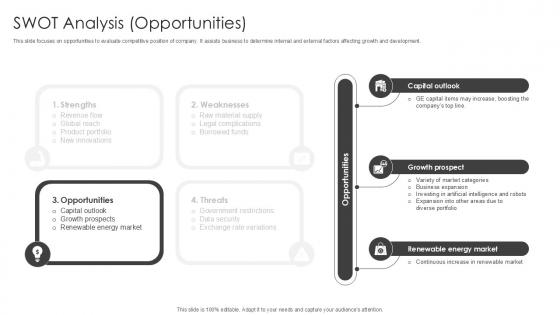 SWOT Analysis Opportunities Military Aircraft Engine Manufacturing PPT Slide CP SS V SWOT Analysis Opportunities Military Aircraft Engine Manufacturing PPT Slide CP SS V
