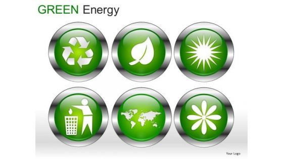 Symbol Green Energy PowerPoint Slides And Ppt Diagrams Templates