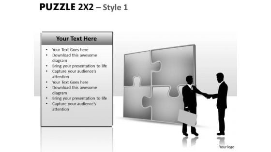 Symbol Puzzle 2x2 1 PowerPoint Slides And Ppt Diagram Templates