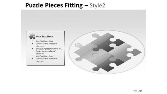 Symbol Puzzle Pieces Fitting PowerPoint Slides And Ppt Template Diagrams