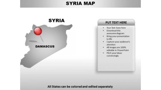 Syria Country PowerPoint Maps Syria Country PowerPoint Maps