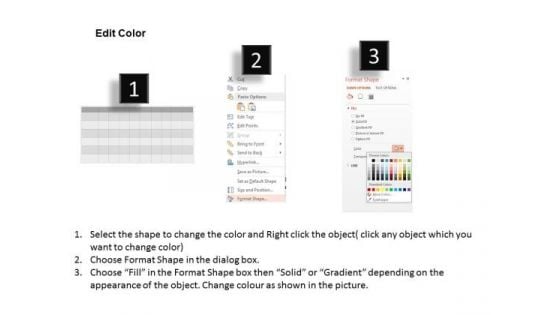 Table Chart For Project Status Presentation Template