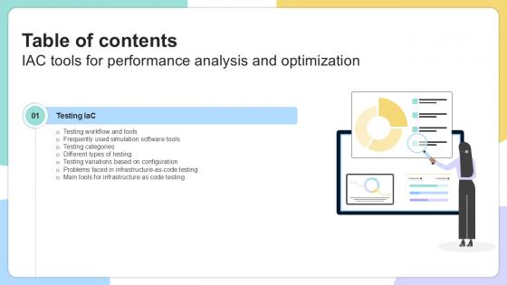 Table Of Content IAC Tools For Performance Analysis And Optimization PPT Presentation