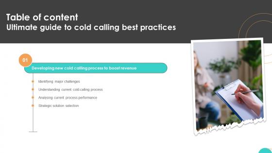 Table Of Content Ultimate Guide To Cold Calling Best Practices SA SS V