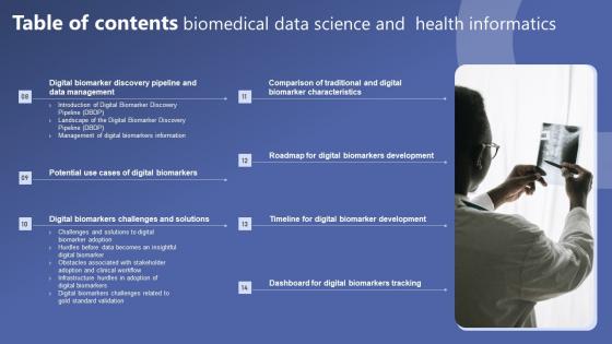 Table Of Contents Biomedical Data Science And Health Informatics Inspiration Pdf