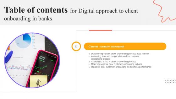 Table Of Contents Digital Approach To Client Onboarding In Banks Table Of Contents Digital Approach To Client Onboarding In Banks