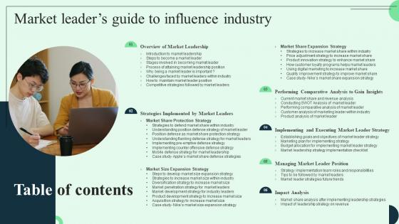 Table Of Contents For Market Leaders Guide To Influence Industry Background Pdf Table Of Contents For Market Leaders Guide To Influence Industry Background Pdf