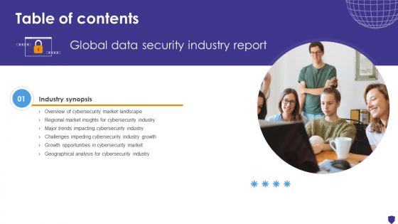 Table Of Contents Global Data Security Industry Report IR SS V Table Of Contents Global Data Security Industry Report IR SS V
