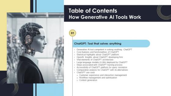 Table Of Contents How Generative AI Tools Work Ppt Information AI SS V Table Of Contents How Generative AI Tools Work Ppt Information AI SS V