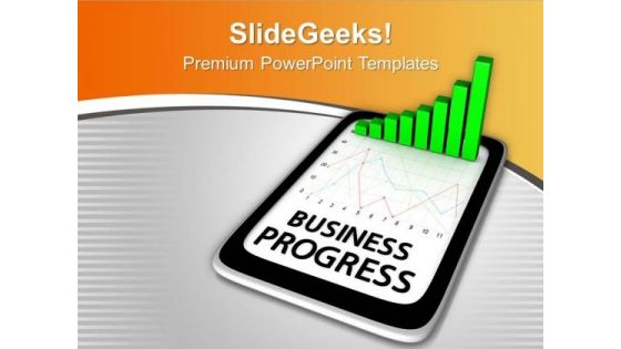 Tablet Shows Business Development PowerPoint Templates Ppt Backgrounds For Slides 0313