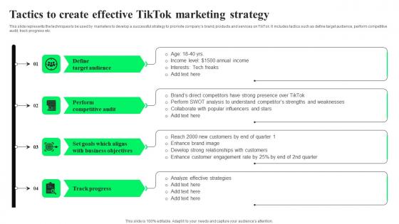 Tactics To Create Effective TikTok Marketing TikTok Advertising Strategies To Provide Effective Structure Pdf